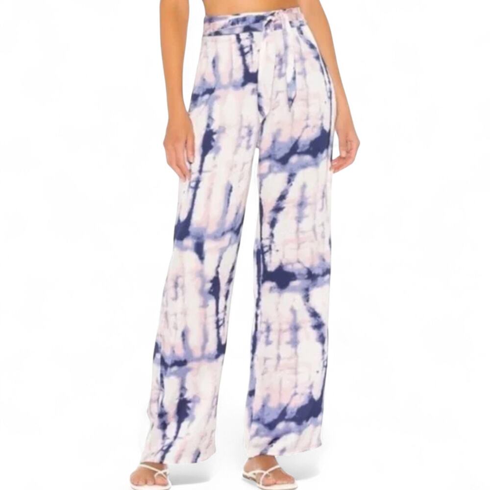 SUPERDOWN Revolve Nicky Pant Tie Dye Blue Pink - Size S